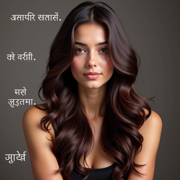 Hindi Words for Gorgeous Hair