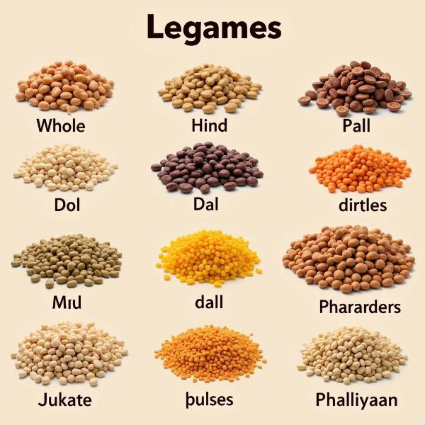 Hindi Words for Different Types of Legumes