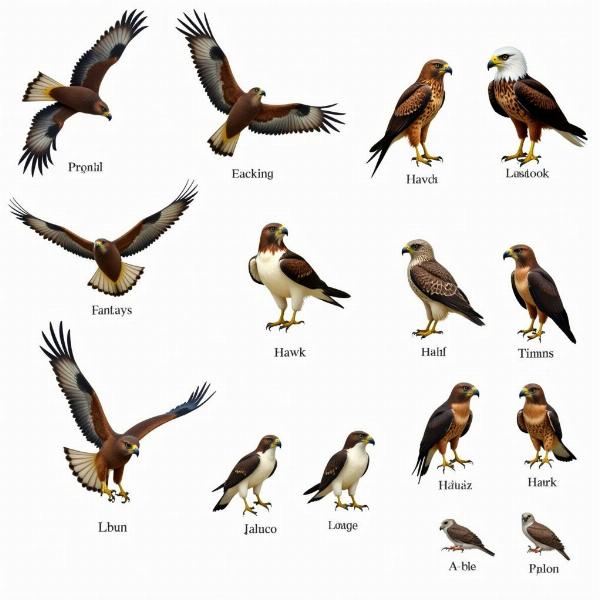 Birds of Prey with Hooked Beaks