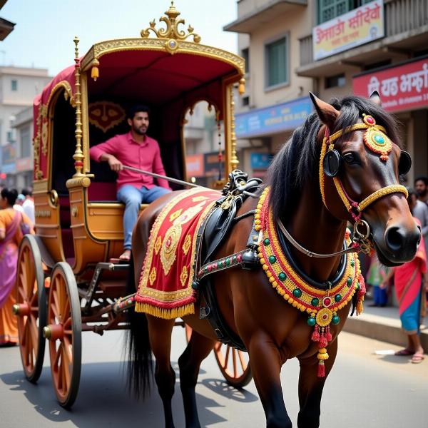 Horse and Carriage in India