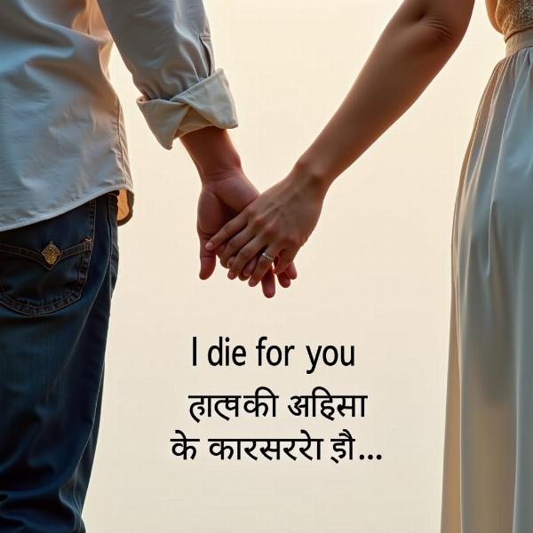 Hindi Translation of I Die For You