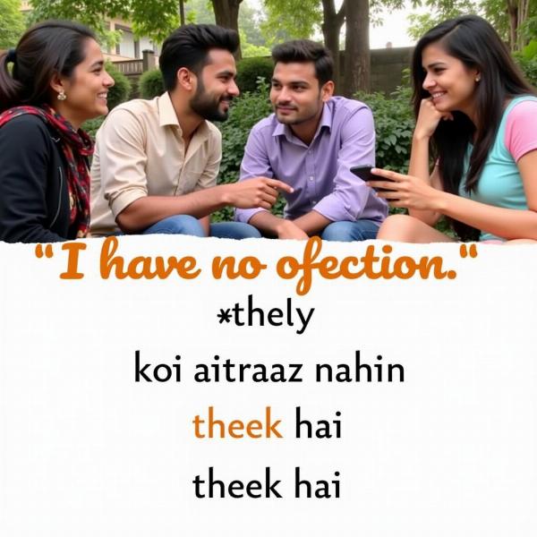 Informal Hindi Phrases for No Objection