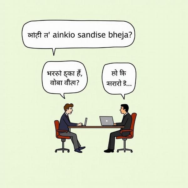 Formal Hindi for "I messaged you"