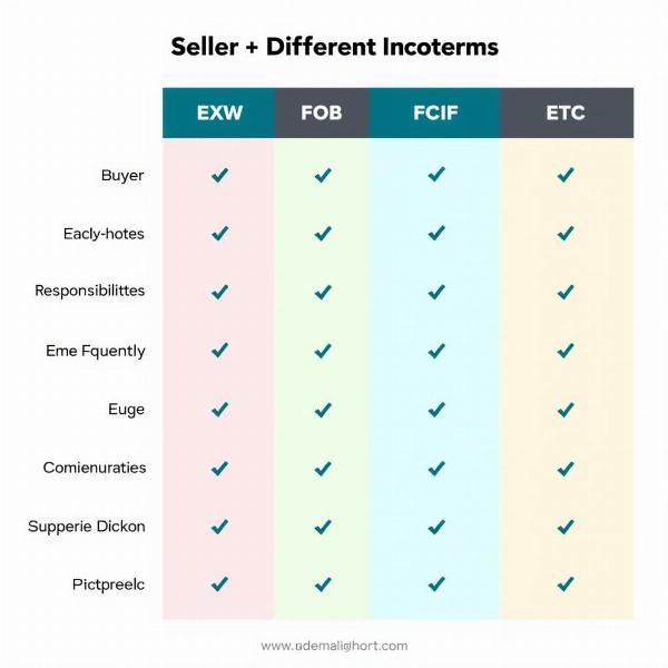 Incoterms Comparison Chart