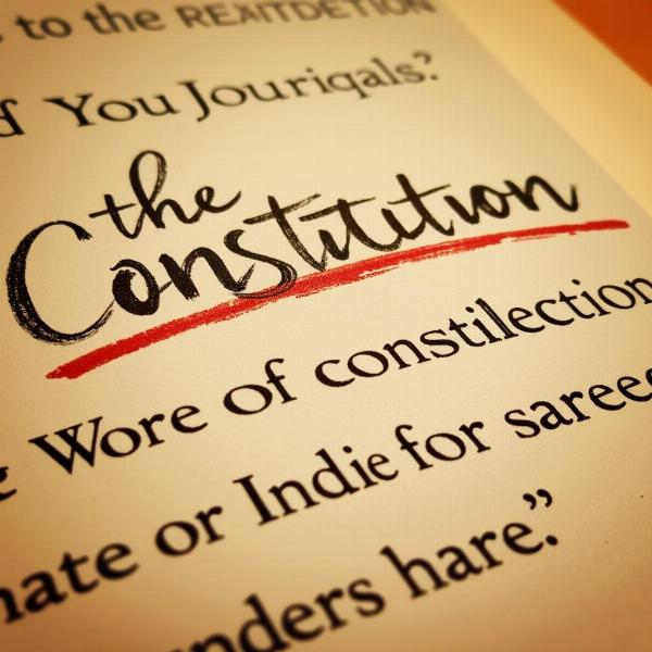 Indian Constitution and Sovereignty