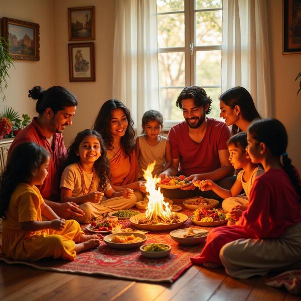 Indian Family Gathering