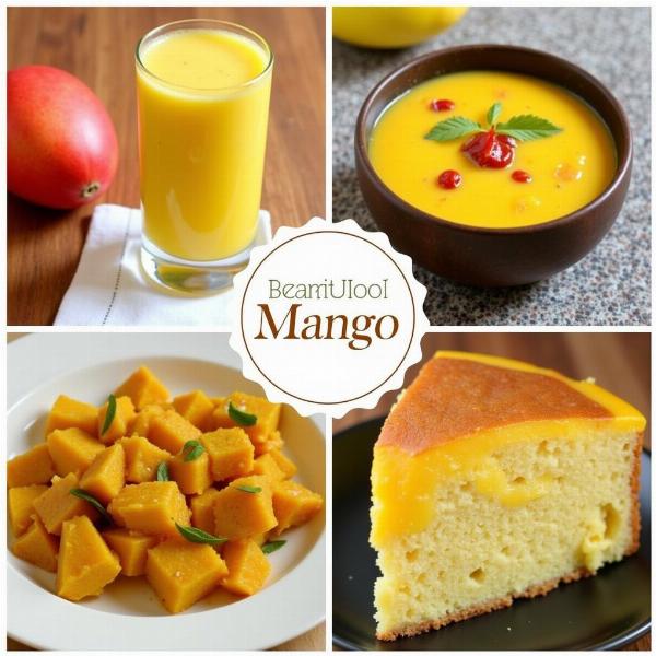 Variety of Indian Mango Dishes