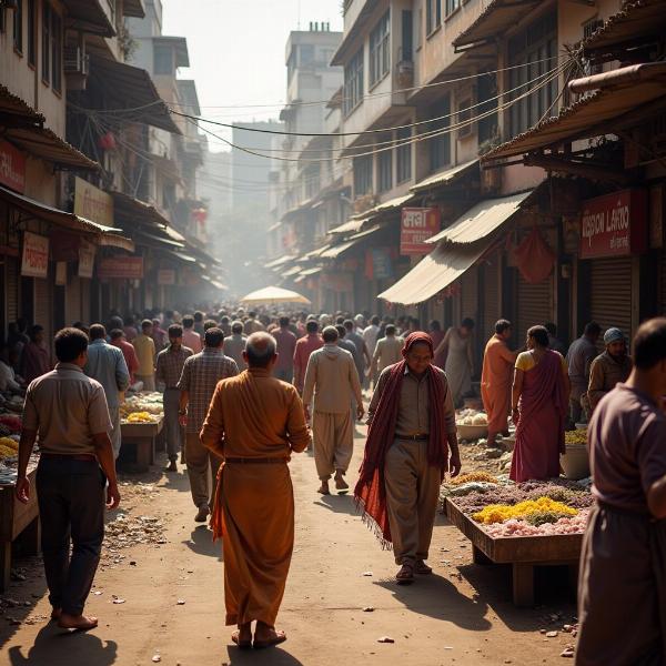 Time in an Indian Marketplace