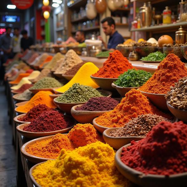 Vibrant Indian Spice Market