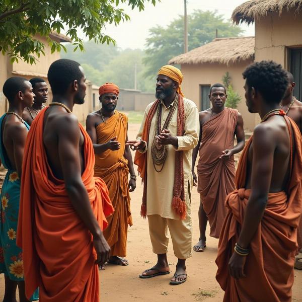 Jamadar as a village headman