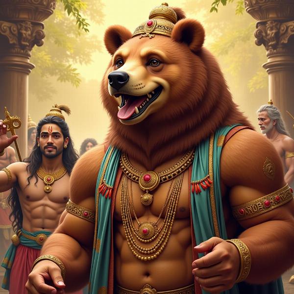 Jambavantha the Bear King in Ramayana