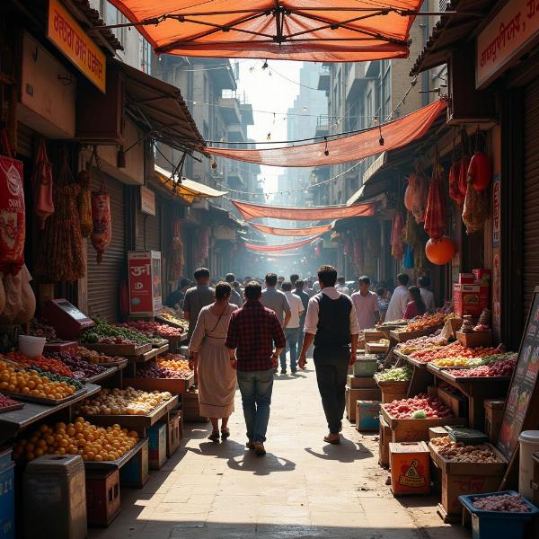 Janpath Market in New Delhi