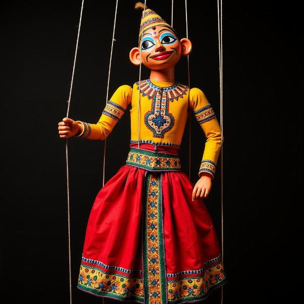 Traditional Indian Kathaputli Puppetry