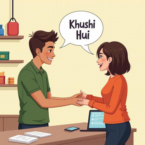 Expressing "Khushi Hui"