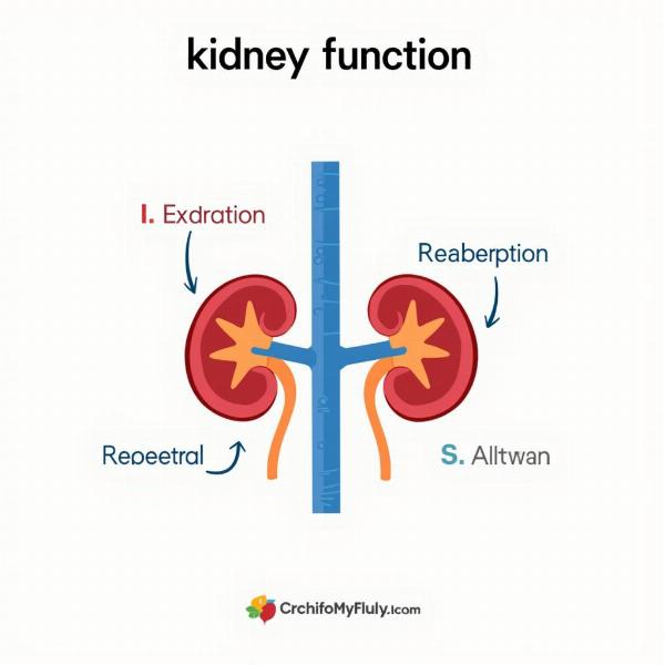 Diagram of Kidney Function