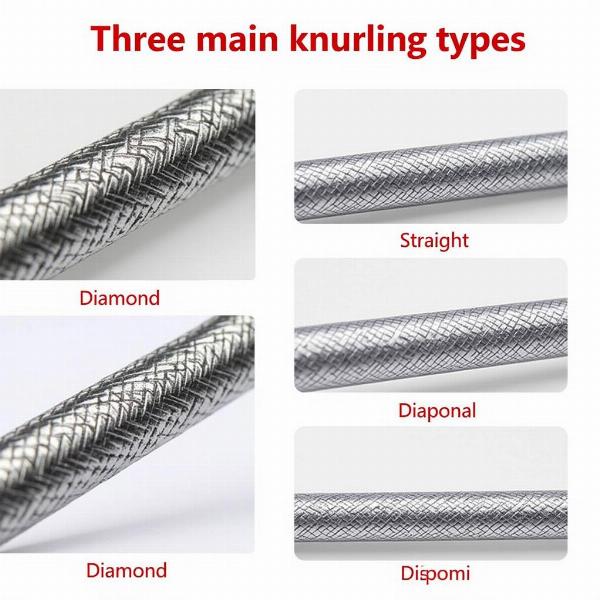 Different Knurling Types