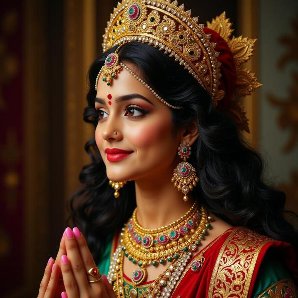 Goddess Lakshmi and the symbolism of diamonds