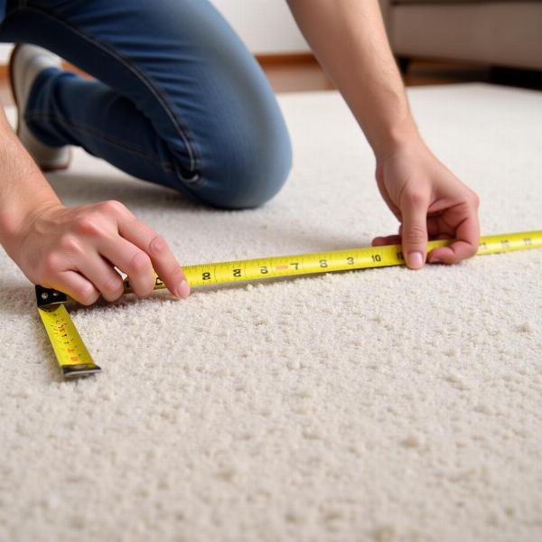 Measuring a Carpet's Length and Width