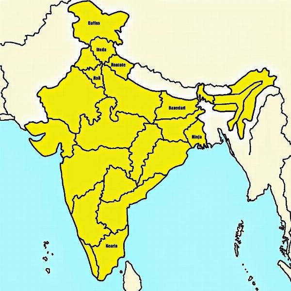 Linguistic Diversity Map of India and Cline