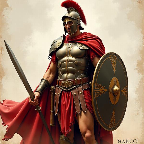 Image of a Roman soldier