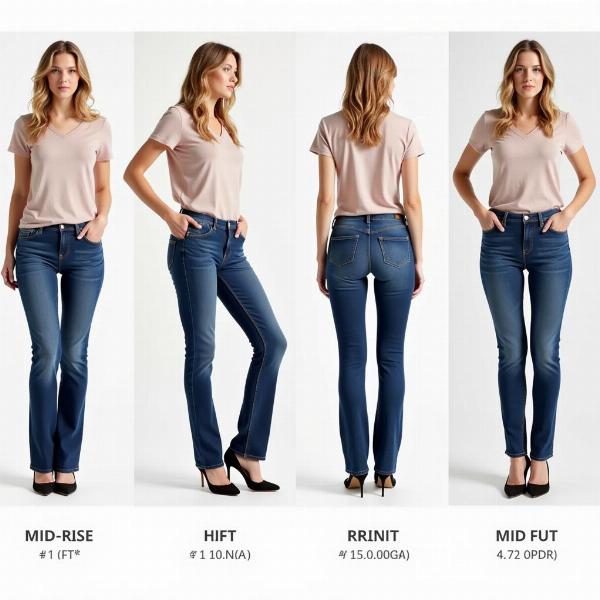 Mid Rise Jeans in Fashion