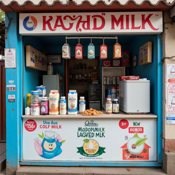 Modern Milk Shop in India