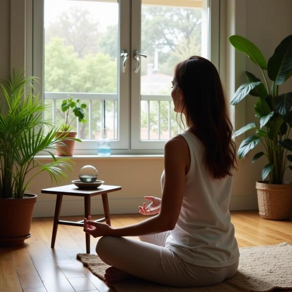 Modern scrying meditation