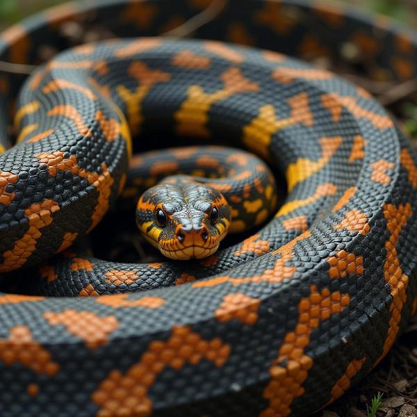 Snake Molting Process