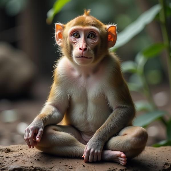 Meditating Monkey