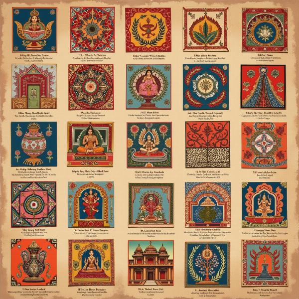 Examples of Motifs in Indian Art