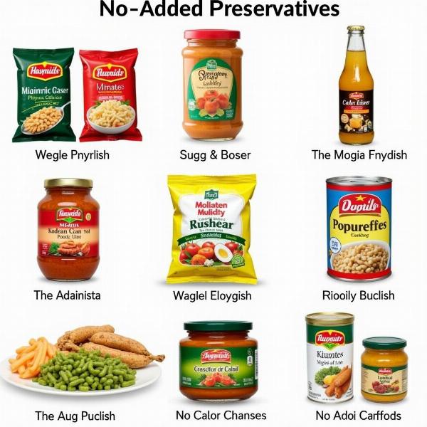 No Added Preservatives Food Labels