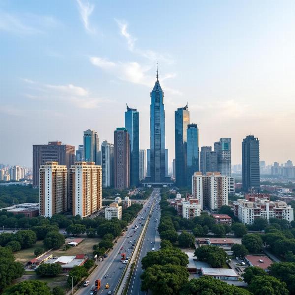 Noida Skyline - Meaning in Hindi