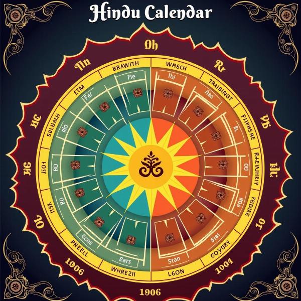 Hindu Calendar with Pakhwada