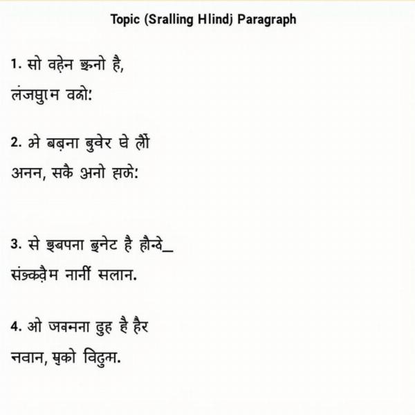 Paragraph Writing Meaning in Hindi: A Comprehensive Guide