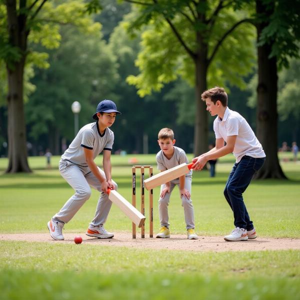 Playing a sport together