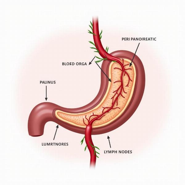 Diagram of the Peripancreatic Region