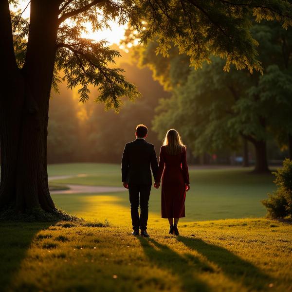 Taking a Post-Dinner Stroll