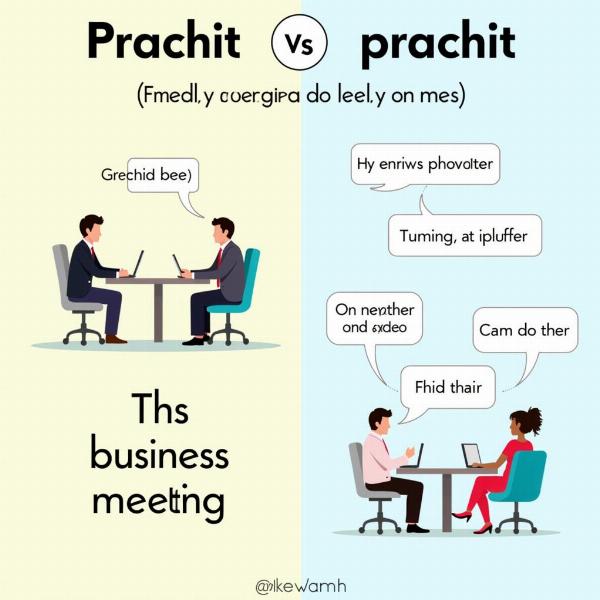 Prachit: Formal vs. Informal Usage