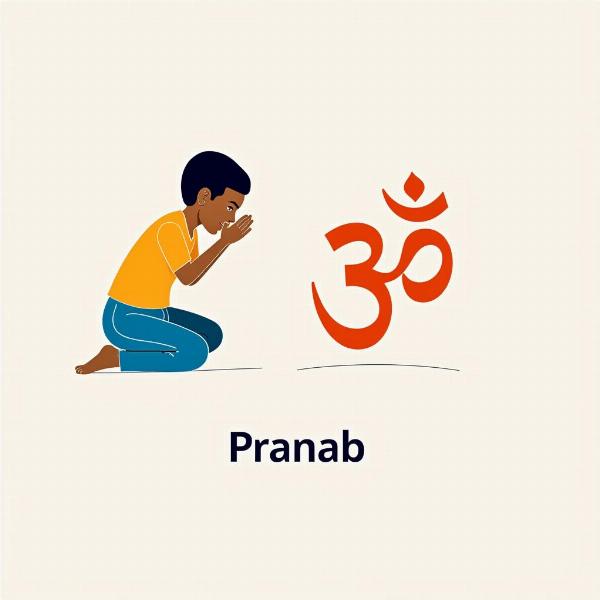 Meaning of Pranab in Hindi