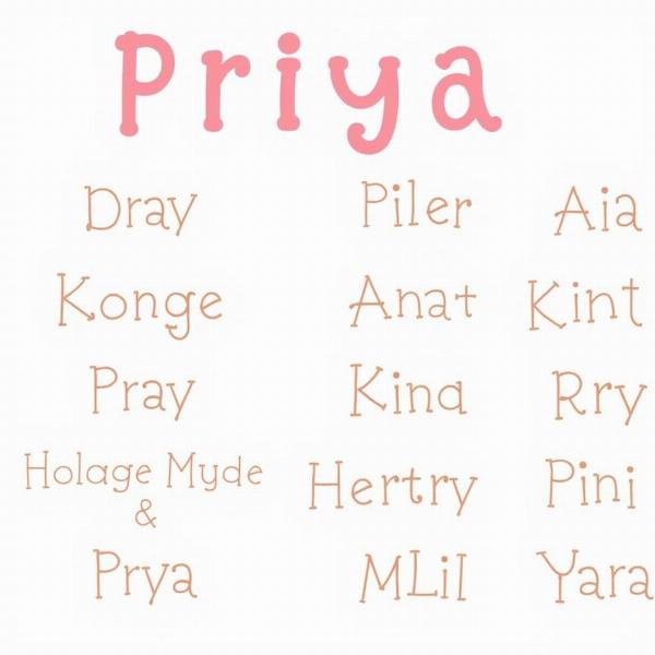 Variations and Nicknames for Priya: From Pri to Riya and Beyond