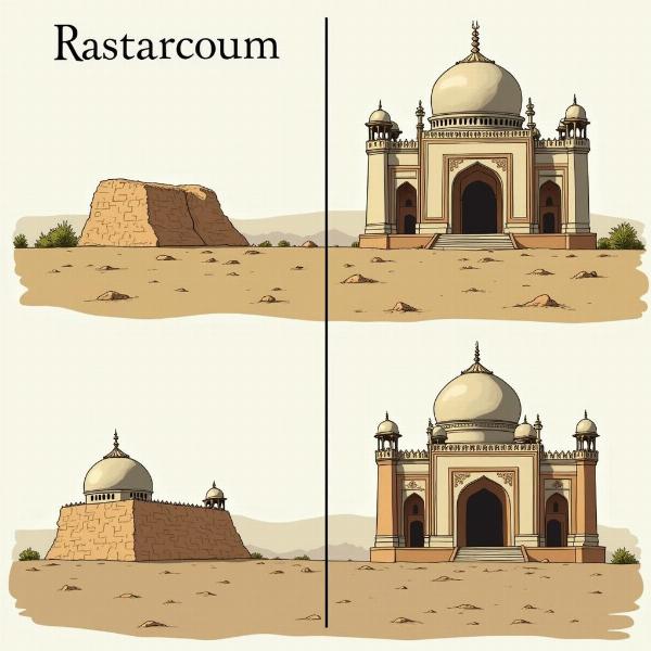 Difference between Qabar and Maqbara