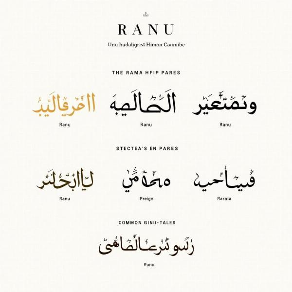 Ranu Name Variations