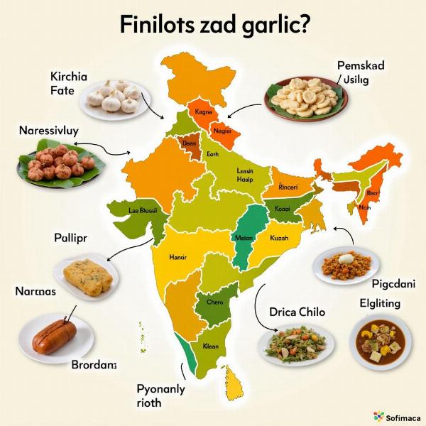 Regional Variations of Garlic in India