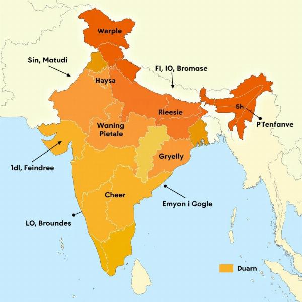 Regional Variations of Per Piece in India