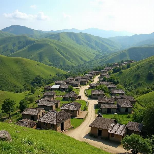 Remote Village in India