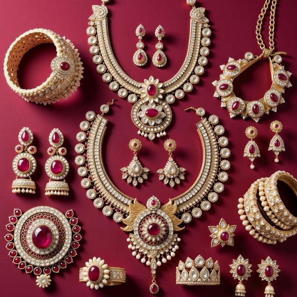 Ruby Jewelry Designs in Hindi Culture