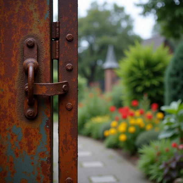 Rusty Metal Gate