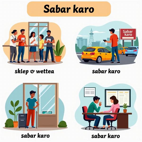 Everyday Examples of Sabar Karo