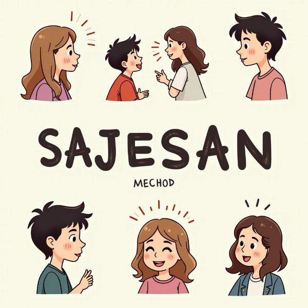 Understanding "sajesan" in different contexts