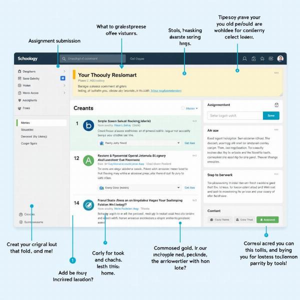 Schoology Interface